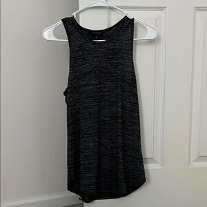 Women's Heathered Navy Sleeveless Top